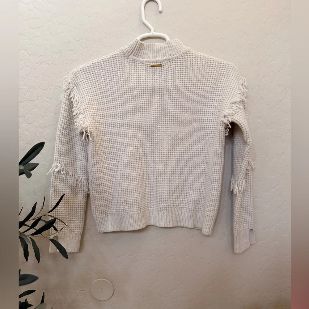 Michael Kors Cream Knit with Gold Accent